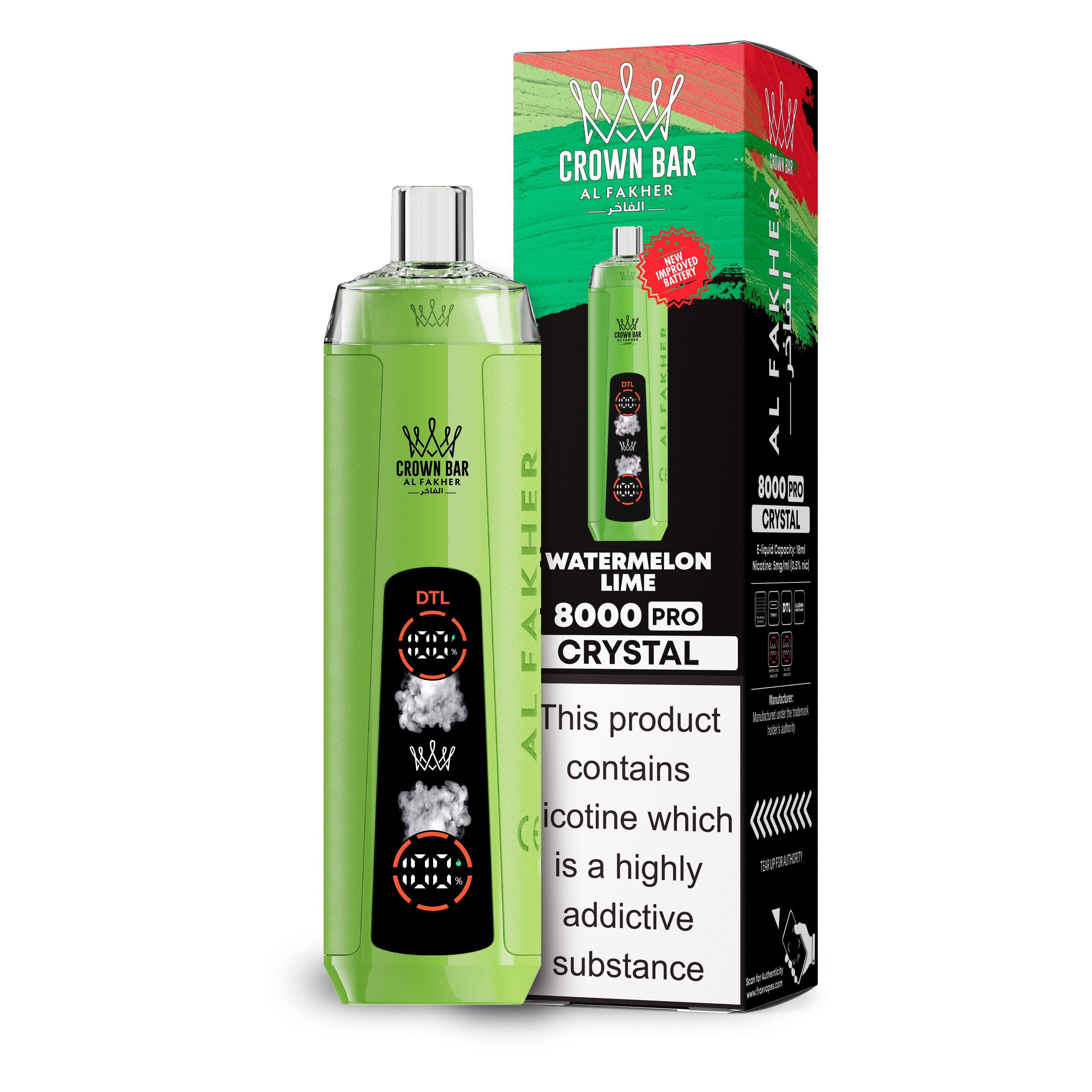 Al Fakher 8000 – Watermelon Lime