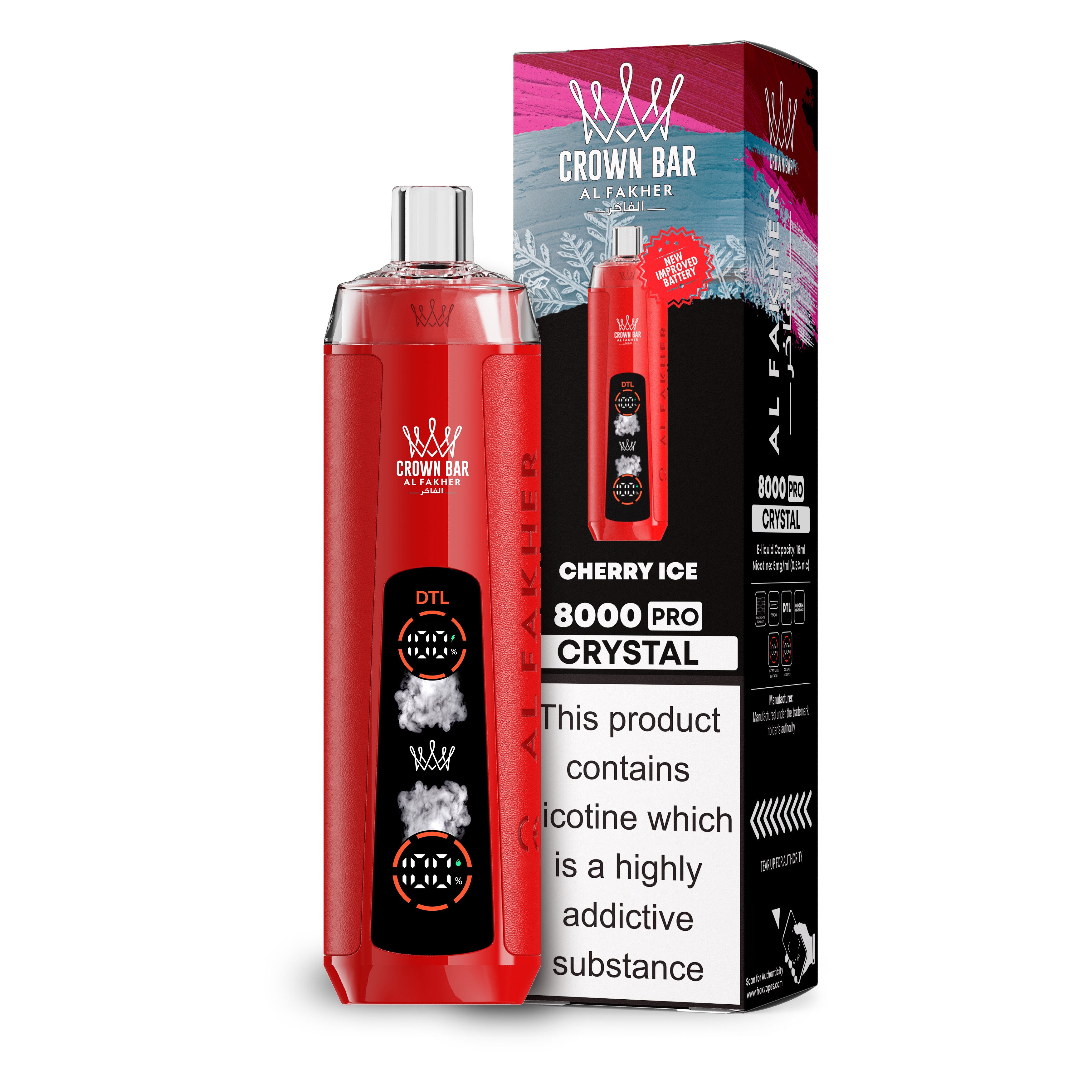 Al Fakher 8000 – Cherry Ice