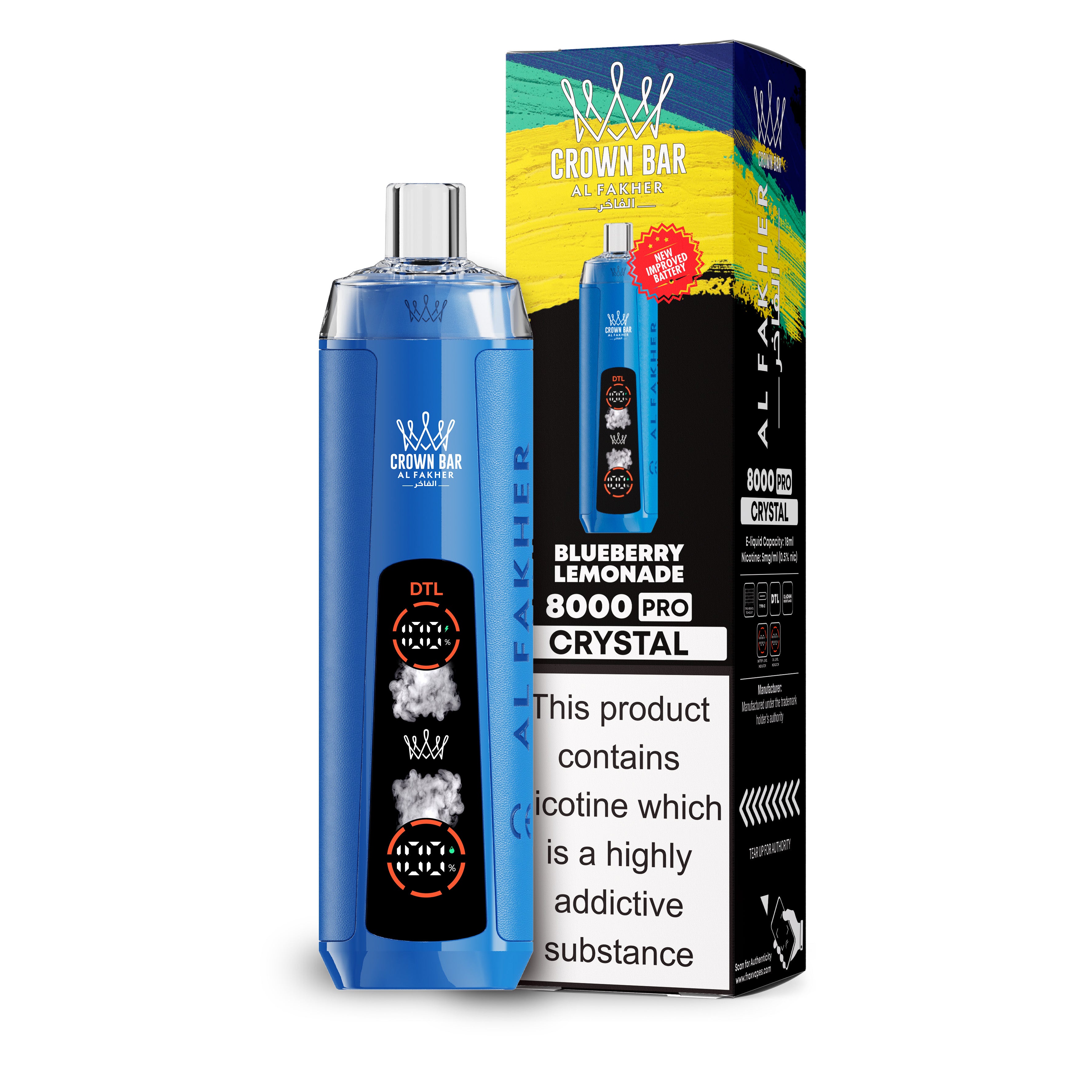 Al Fakher 8000 – Blueberry Lemonade