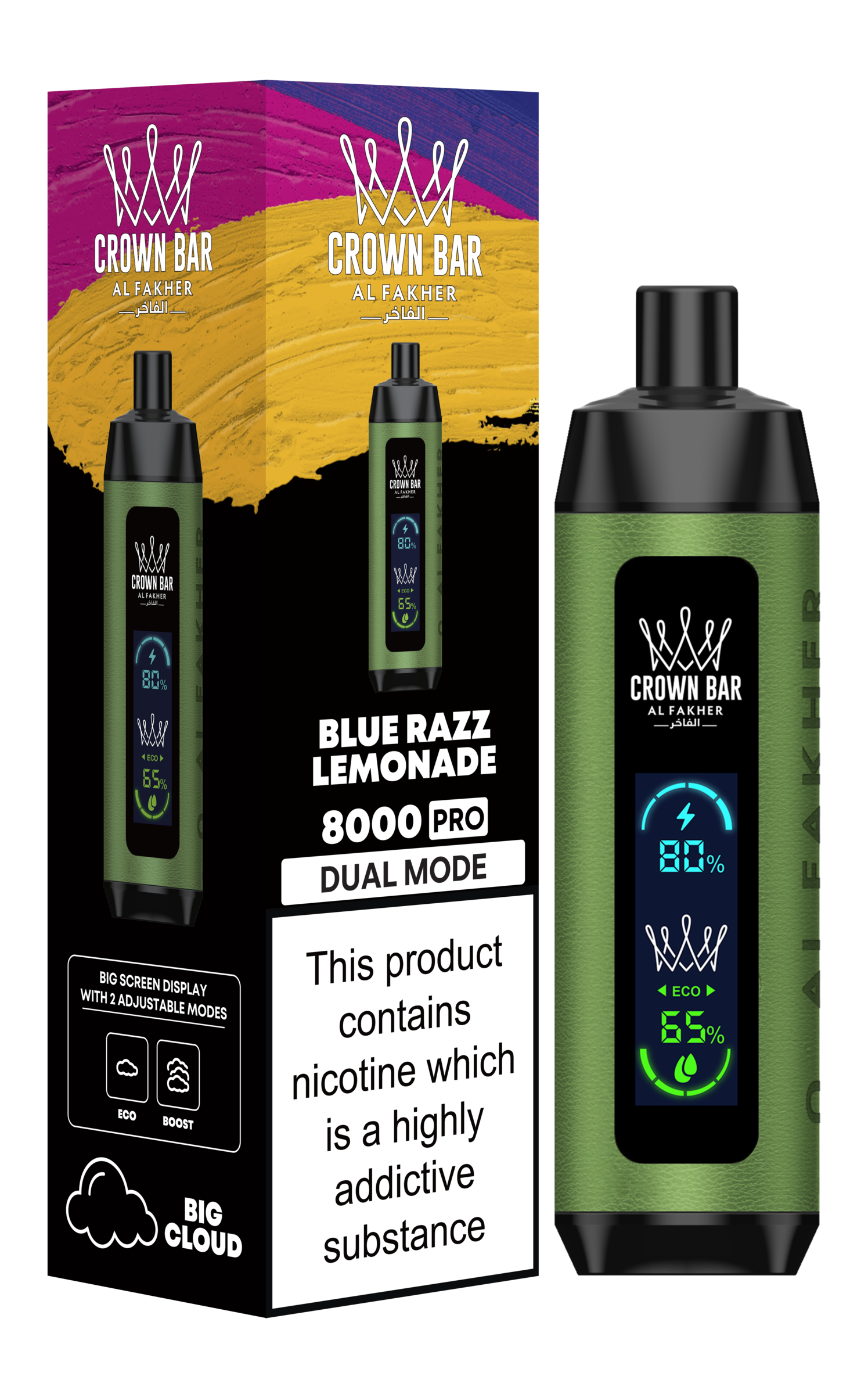 Al Fakher 8000 Blue Razz Lemonade