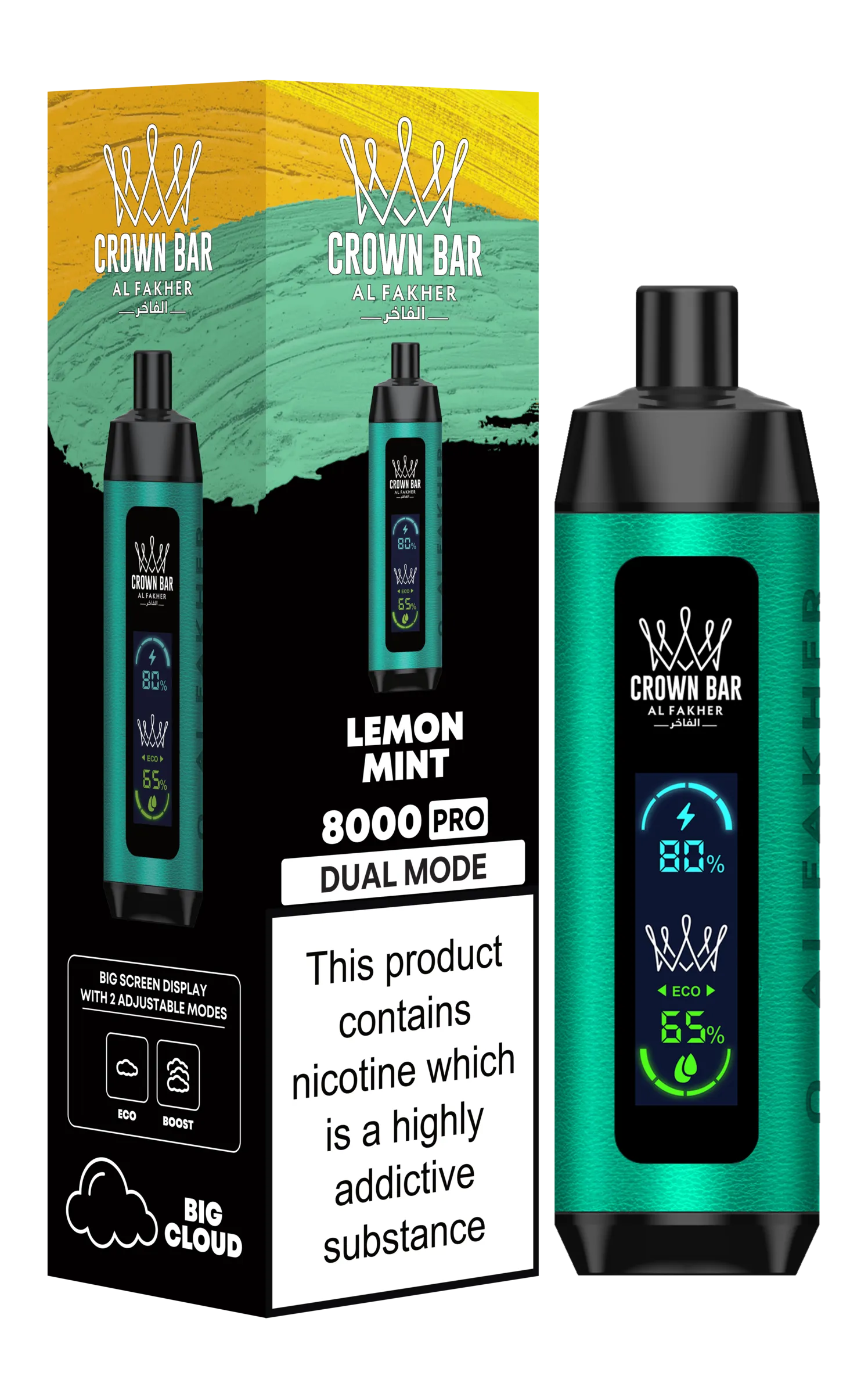 Al Fakher 8000 Lemon Mint