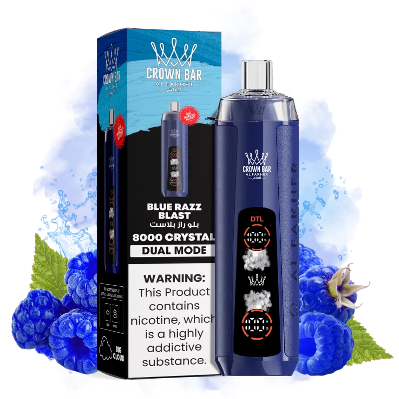 Al Fakher 8000 – Blue Razz Blast